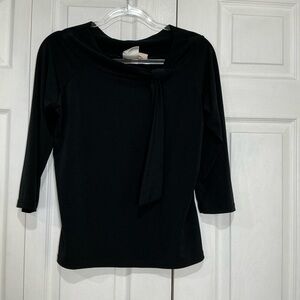 🌷 Jason Maxwell Black Long Sleeve Blouse TopShirt - Medium